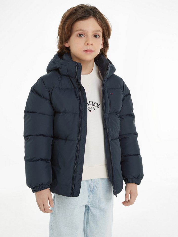 Tommy Hilfiger Steppjacke ESSENTIAL DOWN JACKET Kinder bis 16 Jahre mit Logoprägung von Tommy Hilfiger