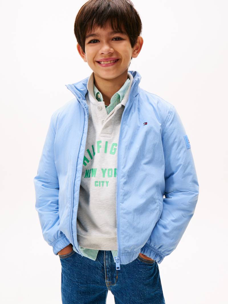 Tommy Hilfiger Steppjacke "ESSENTIAL PADDED JACKET" mit Kapuze für Kinder bis 16 Jahre, mit Kapuze im Kragen von Tommy Hilfiger