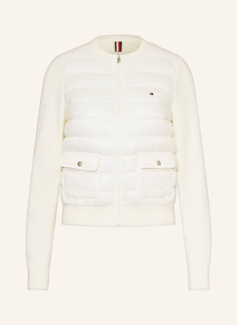 Tommy Hilfiger Steppjacke Im Materialmix weiss von Tommy Hilfiger