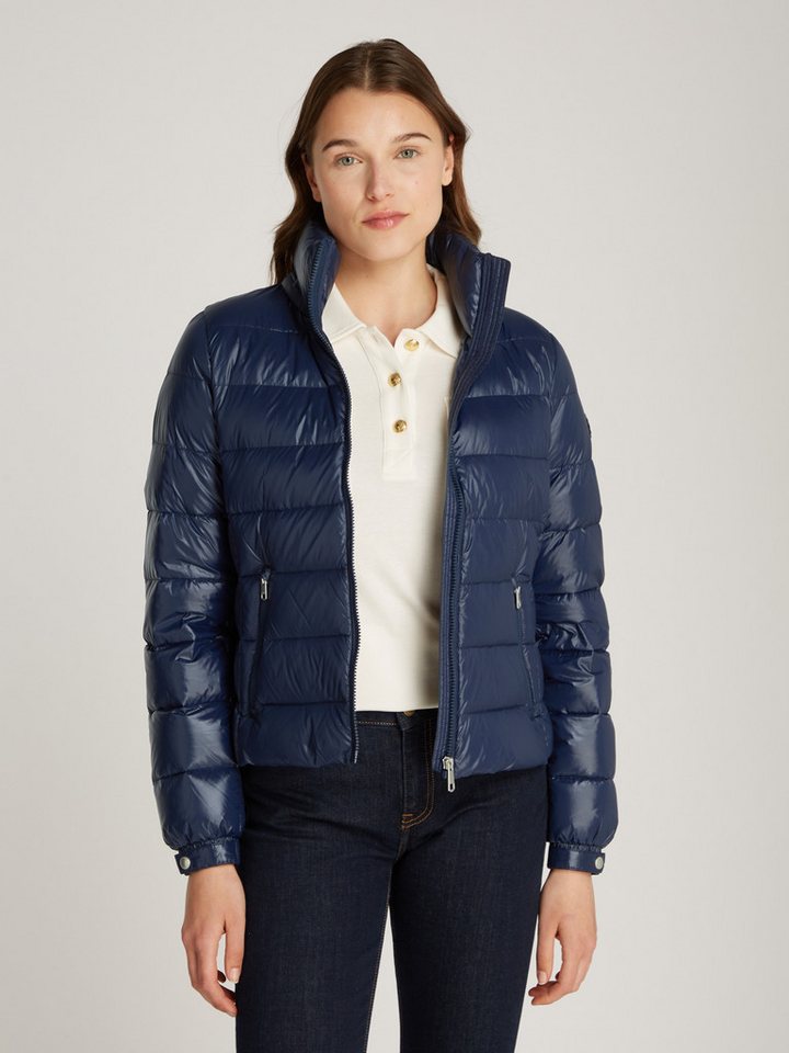 Tommy Hilfiger Steppjacke LW DOWN FEMININE GLOSS JACKET mit leichter Wattierung von Tommy Hilfiger
