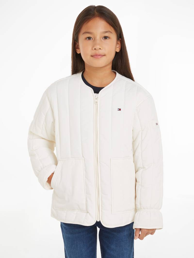 Tommy Hilfiger Steppjacke "UTILITY QUILTED JACKET" Kinder bis 16 Jahre mit Logostickerei von Tommy Hilfiger