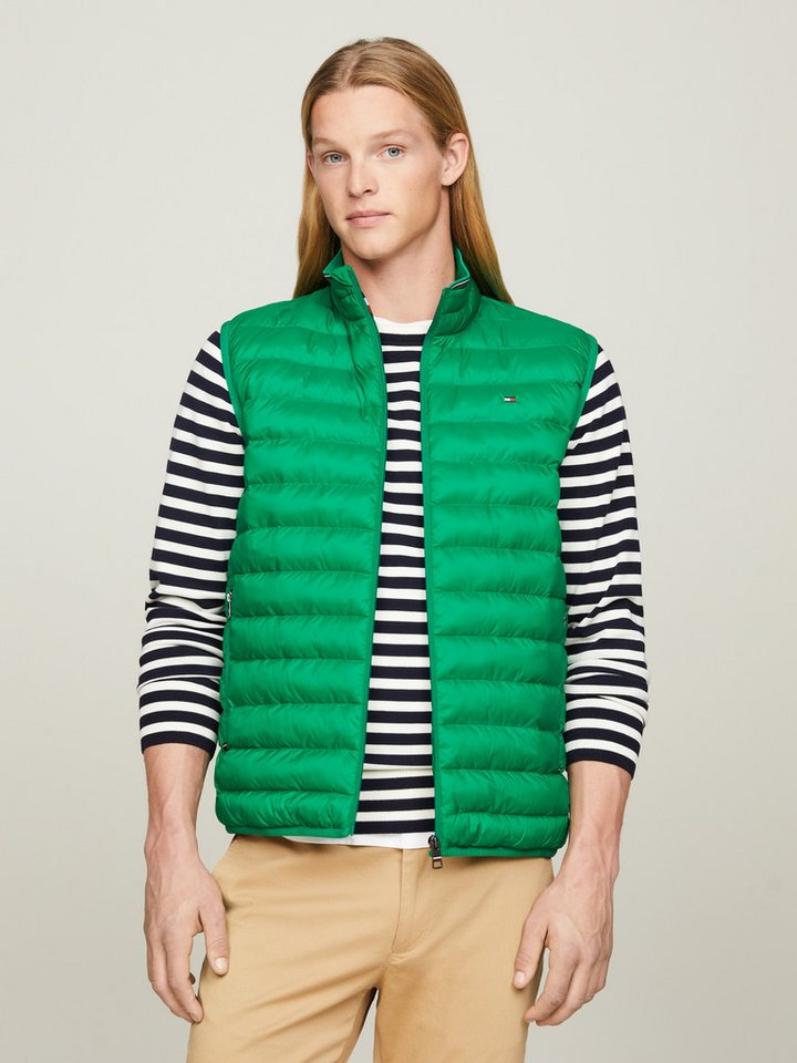 Tommy Hilfiger Steppweste PACKABLE RECYCLED VEST mit Tommy Hilfiger Logostickerei von Tommy Hilfiger