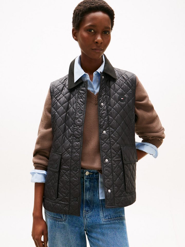 Tommy Hilfiger Steppweste PADDED NYLON SLIM QUILTED VEST von Tommy Hilfiger