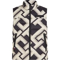 Tommy Hilfiger Steppweste mit Monogramm-Print von Tommy Hilfiger