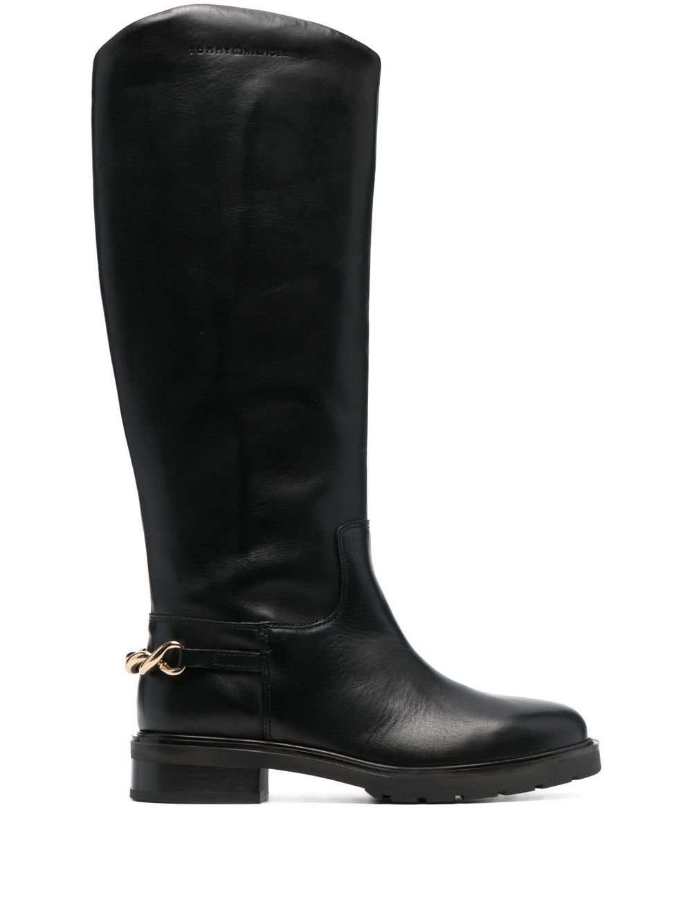 Tommy Hilfiger Stiefel mit Kettendetail - Schwarz von Tommy Hilfiger