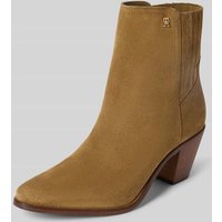 Tommy Hilfiger Stiefeletten aus echtem Velours-Leder in Hellbraun, Größe 39 Tommy Hilfiger Stiefeletten aus echtem Velours-Leder in Hellbraun, Größe 39 von Tommy Hilfiger