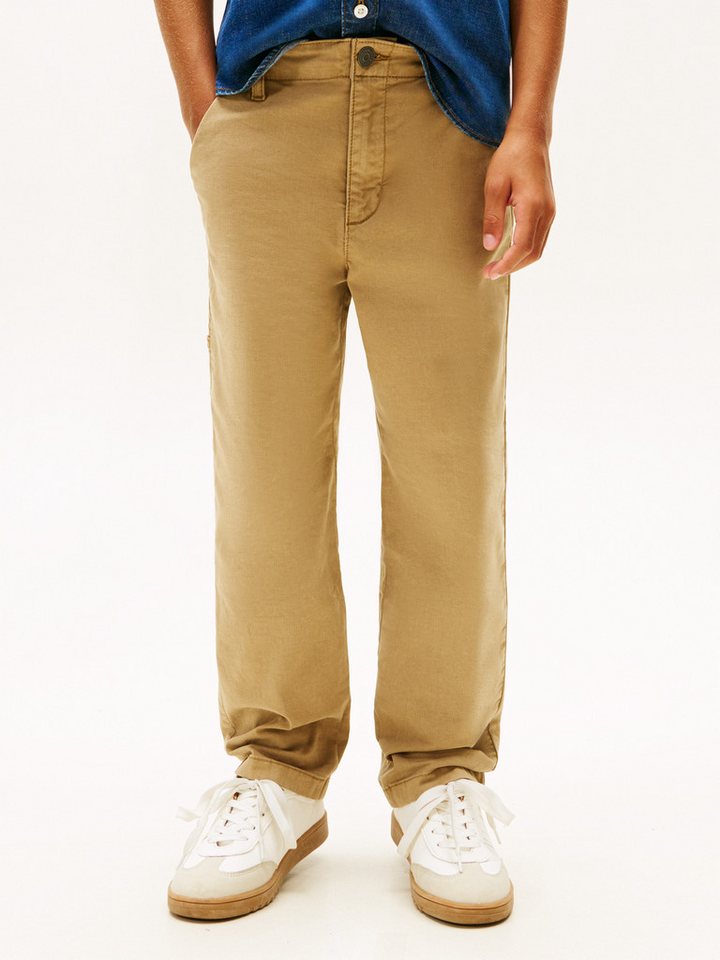 Tommy Hilfiger Stoffhose HERRINGBONE RELAXED WORKER PANT Kinder bis 16 Jahre von Tommy Hilfiger