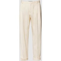 Tommy Hilfiger Tailored Stoffhose mit Bügelfalte Modell 'GREENWICH' in Offwhite, Größe 32/32 von Tommy Hilfiger Tailored