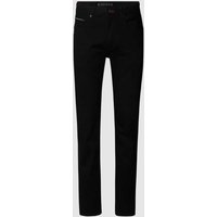 Tommy Hilfiger Pants Straight Fit Jeans mit Stretch-Anteil Modell 'Denton in Black, Größe 33/32 von Tommy Hilfiger Pants