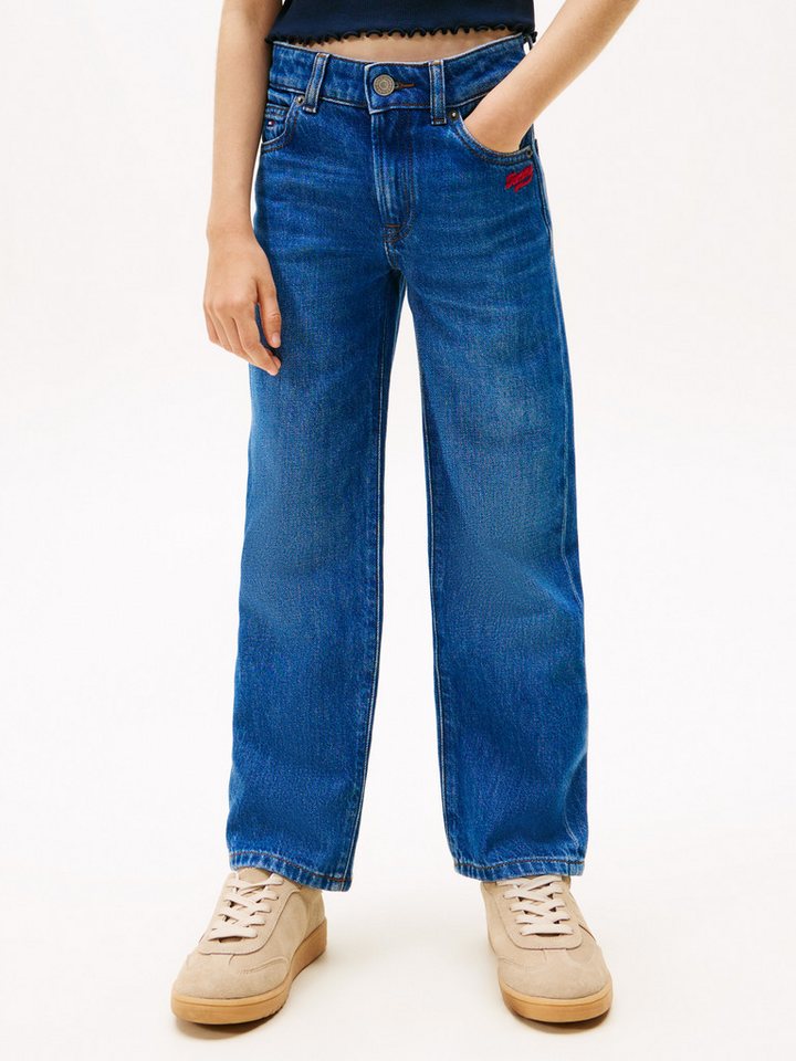 Tommy Hilfiger Straight-Jeans GIRLFRIEND DARK WASH Kinder bis 16 Jahre von Tommy Hilfiger