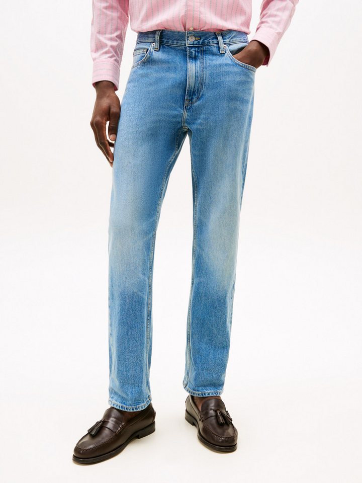 Tommy Hilfiger Straight-Jeans in blauer Waschung von Tommy Hilfiger