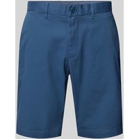 Tommy Hilfiger Straight Leg Chino-Shorts mit Gesäßtaschen Modell 'HARLEM' in Ocean, Größe 36 von Tommy Hilfiger