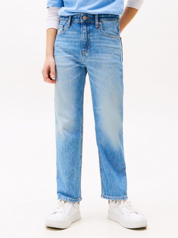 Tommy Hilfiger Stretch-Jeans SKATER LIGHT WASH DENIM für Kinder bis 16 Jahre, Skater-Form von Tommy Hilfiger