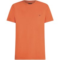 Tommy Hilfiger Stretch-T-Shirt mit kleiner Logo-Stickerei, Slim Fit in XXL von Tommy Hilfiger
