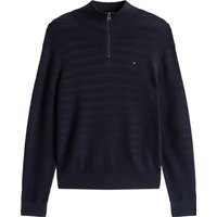 Tommy Hilfiger Strick-Troyer mit feinem Strukturstreifen in M von Tommy Hilfiger