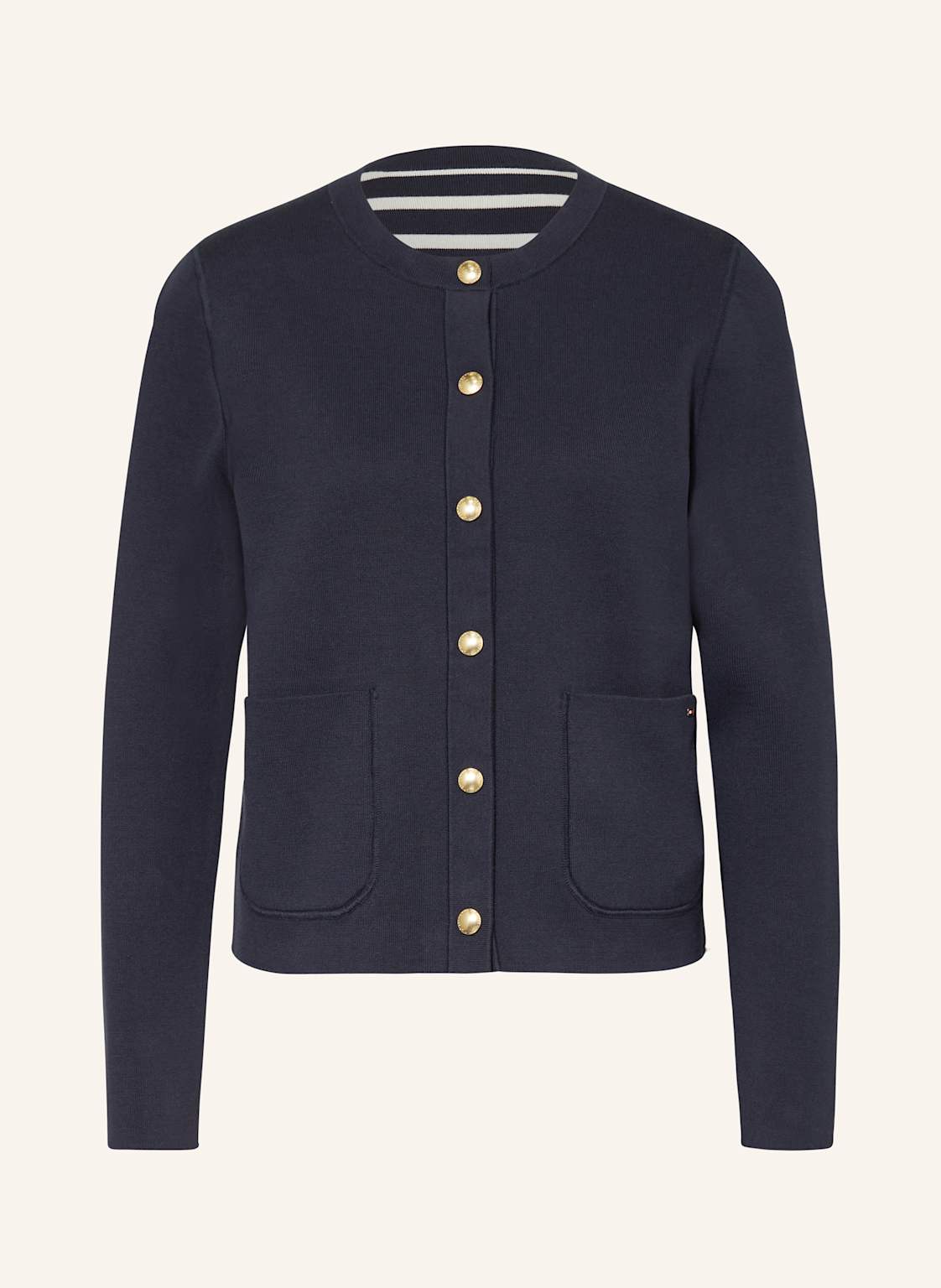 Tommy Hilfiger Strickjacke Zum Wenden blau von Tommy Hilfiger