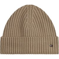 Tommy Hilfiger Strickmütze aus Wolle mit Logo-Pin in 0 von Tommy Hilfiger