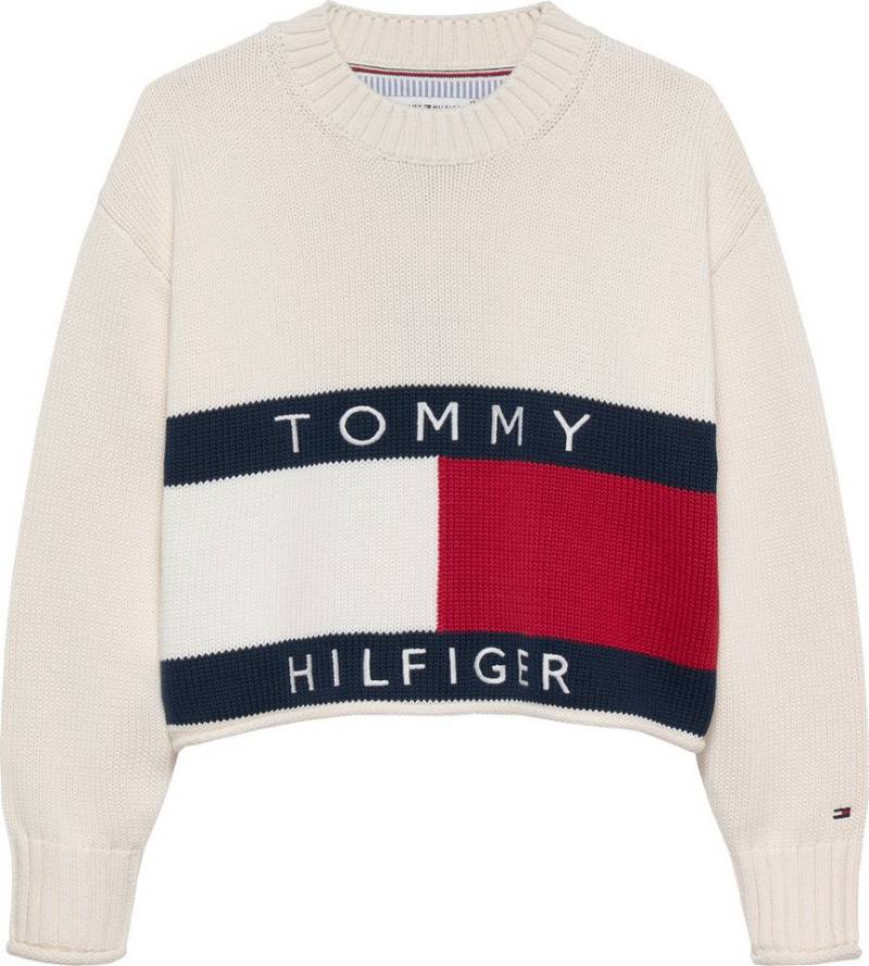 Tommy Hilfiger Strickpullover Kinder bis 16 Jahre, mit Rundhalsausschnitt von Tommy Hilfiger