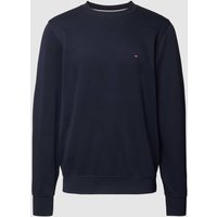 Tommy Hilfiger Strickpullover mit Label-Stitching in Marine, Größe M von Tommy Hilfiger