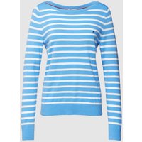 Tommy Hilfiger Strickpullover mit U-Boot-Ausschnitt in Bleu, Größe L von Tommy Hilfiger