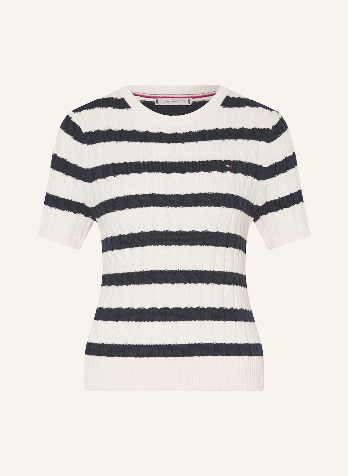 Tommy Hilfiger Strickshirt weiss von Tommy Hilfiger