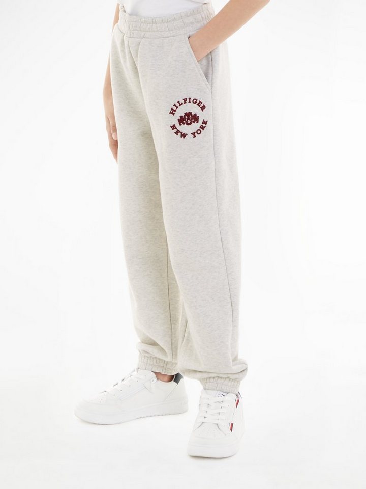 Tommy Hilfiger Sweathose HILFIGER CREST VARSITY SWEATPANT von Tommy Hilfiger