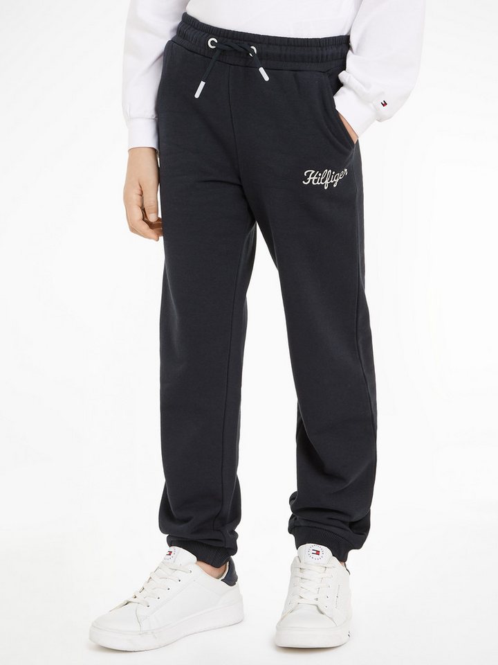 Tommy Hilfiger Sweathose HILFIGER NY EMB TERRY SWEATPANT Kinder bis 16 Jahre mit Logostickerei von Tommy Hilfiger
