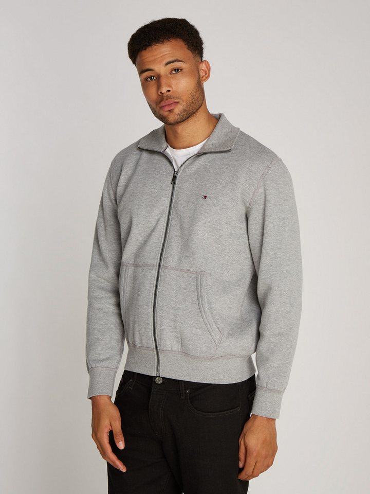 Tommy Hilfiger Sweatjacke ESSENTIAL FLEECE ZT STAND COLLAR mit Logostickerei Tommy Hilfiger Sweatjacke ESSENTIAL FLEECE ZT STAND COLLAR mit Logostickerei von Tommy Hilfiger
