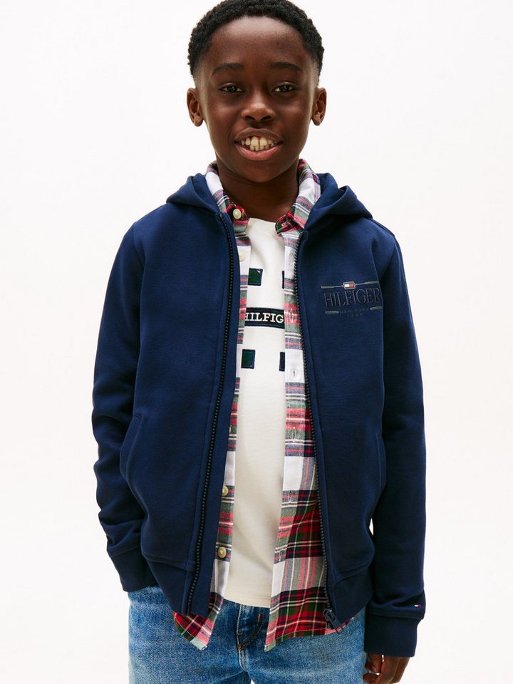 Tommy Hilfiger Sweatjacke Regular fit, für Kinder bis 16 Jahre von Tommy Hilfiger
