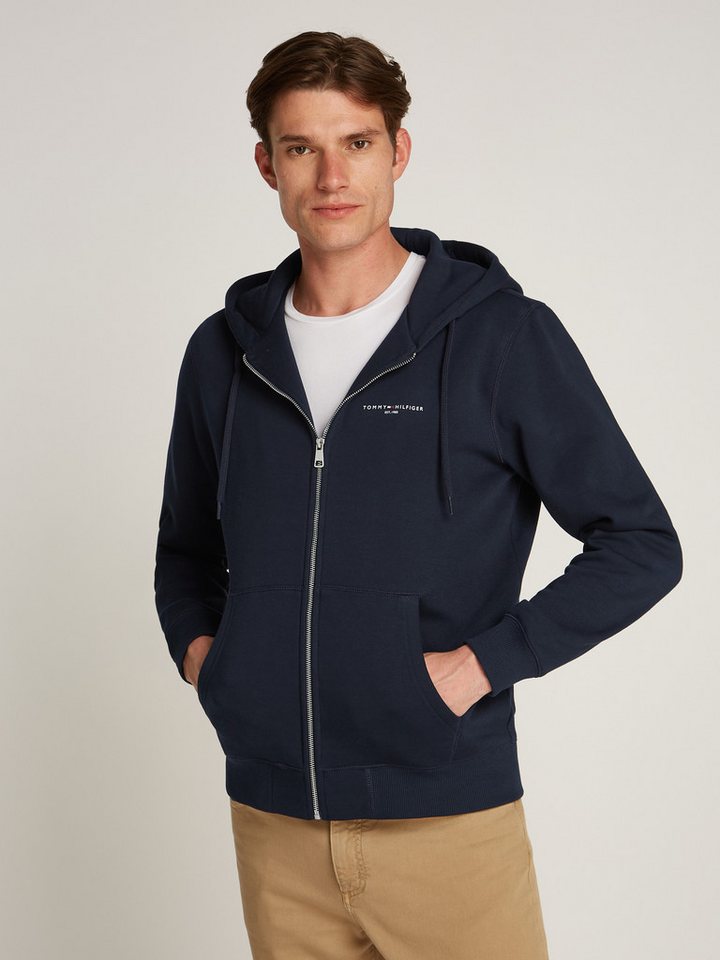 Tommy Hilfiger Sweatjacke SMALL TOMMY LOGO ZIP HDD mit Logoschriftzug von Tommy Hilfiger