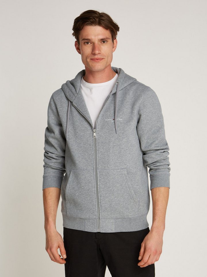 Tommy Hilfiger Sweatjacke SMALL TOMMY LOGO ZIP HDD mit Logoschriftzug von Tommy Hilfiger