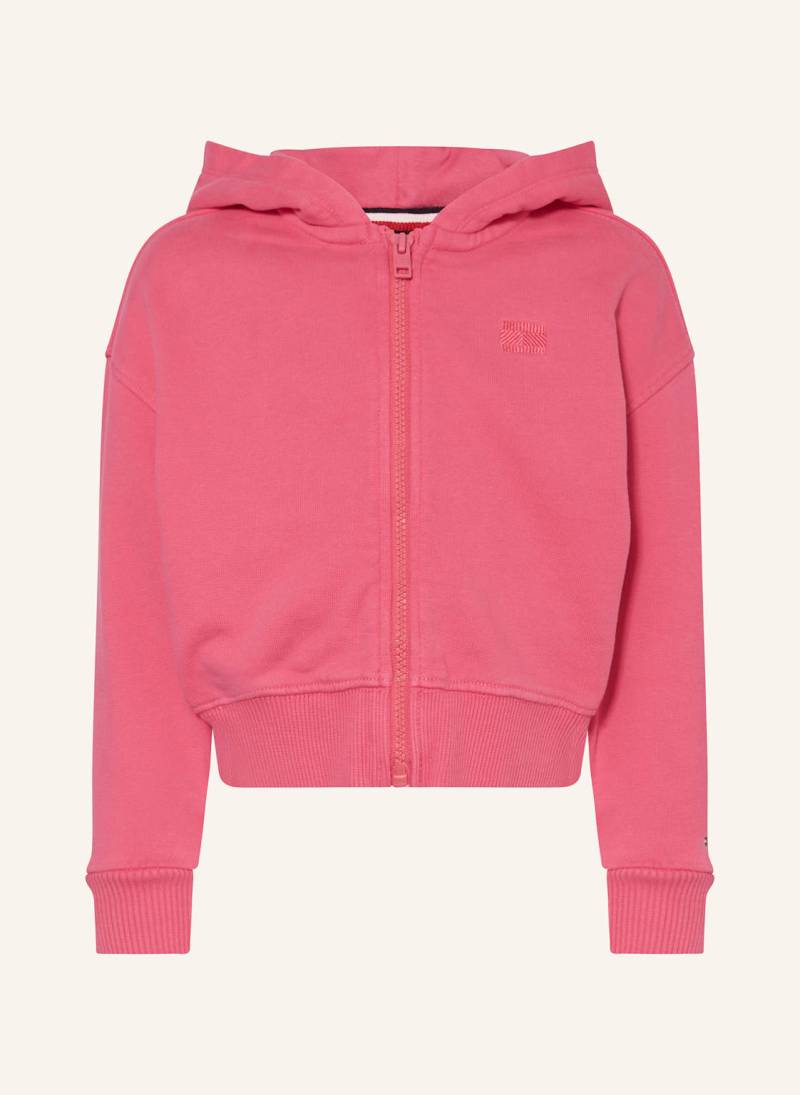 Tommy Hilfiger Sweatjacke pink von Tommy Hilfiger