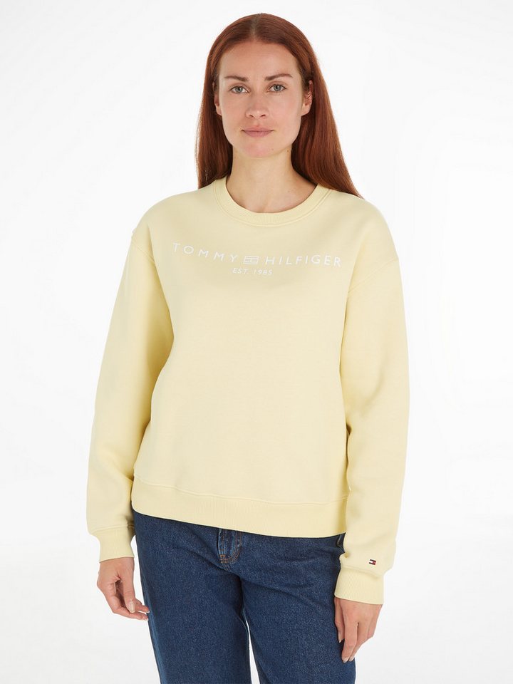 Tommy Hilfiger Sweatshirt MDRN REG CORP LOGO C-NK SWTSHRT mit Logoschriftzug Tommy Hilfiger Sweatshirt MDRN REG CORP LOGO C-NK SWTSHRT mit Logoschriftzug von Tommy Hilfiger