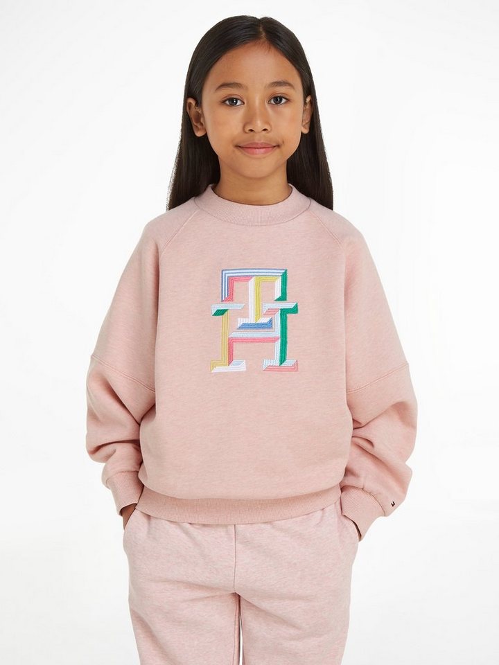 Tommy Hilfiger Sweatshirt MULTI COLOR MONOGRAM SWEATSHIRT Kinder bis 16 Jahre von Tommy Hilfiger