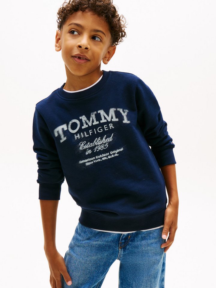 Tommy Hilfiger Sweatshirt Regular fit, für Kinder bis 16 Jahre von Tommy Hilfiger