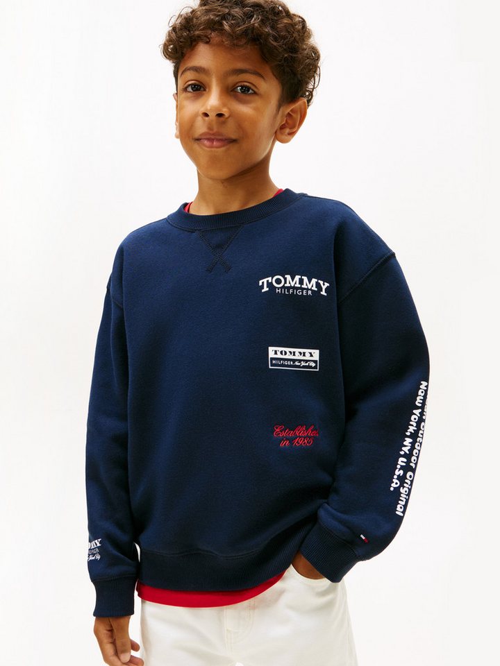 Tommy Hilfiger Sweatshirt Regular fit, für Kinder bis 16 Jahre von Tommy Hilfiger