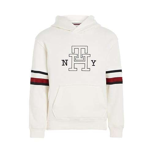 Tommy Hilfiger Sweatshirt für Jungen Weiß 10 Jahre (140cm) von Tommy Hilfiger