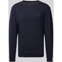 Tommy Hilfiger Sweatshirt mit Label-Stitching in Marine, Größe L Tommy Hilfiger Sweatshirt mit Label-Stitching in Marine, Größe L von Tommy Hilfiger