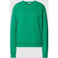 Tommy Hilfiger Sweatshirt mit Logo-Stitching in Gruen, Größe XS von Tommy Hilfiger