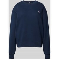 Tommy Hilfiger Sweatshirt mit Logo-Stitching in Marine, Größe XXL von Tommy Hilfiger