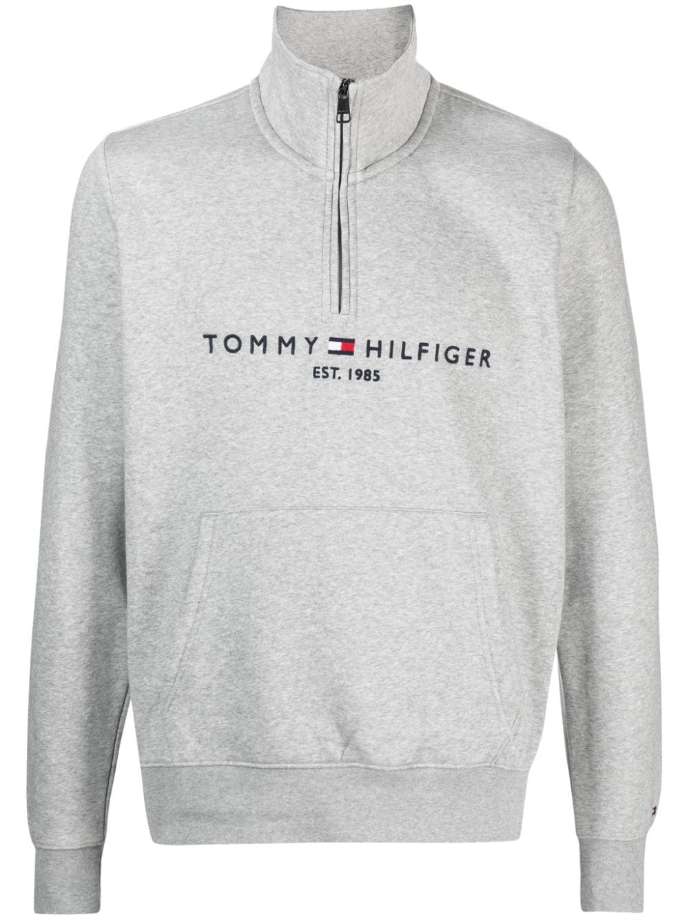 Tommy Hilfiger Sweatshirt mit Reißverschluss - Grau von Tommy Hilfiger