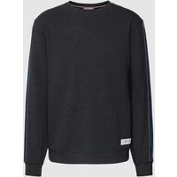 Tommy Hilfiger Sweatshirt mit Rundhalsausschnitt in Mittelgrau Melange, Größe L von Tommy Hilfiger