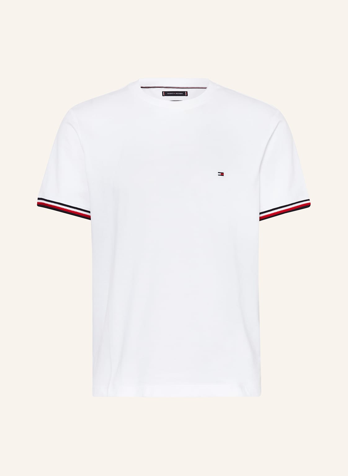 Tommy Hilfiger T-Shirt Aus Piqué weiss von Tommy Hilfiger