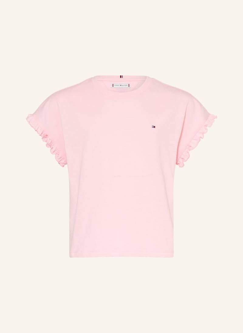 Tommy Hilfiger T-Shirt Mit Rüschen rosa von Tommy Hilfiger