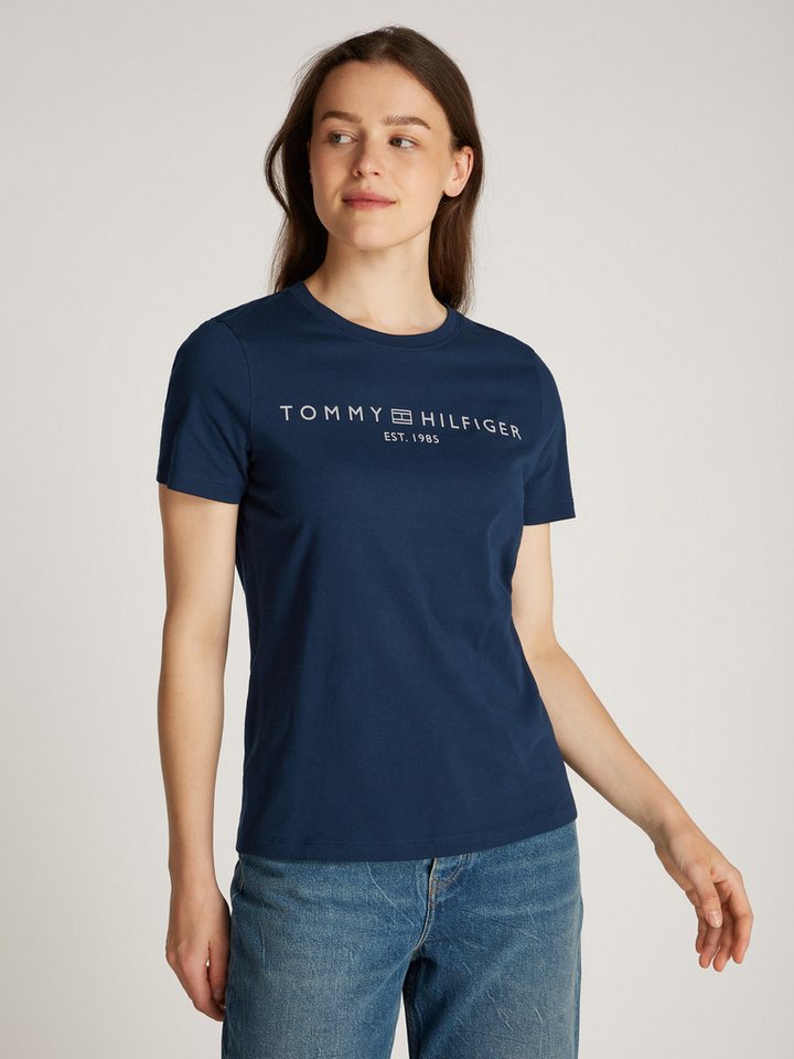 Tommy Hilfiger T-Shirt REG CORP LOGO C-NK SS mit Logoschriftzug Tommy Hilfiger T-Shirt REG CORP LOGO C-NK SS mit Logoschriftzug von Tommy Hilfiger