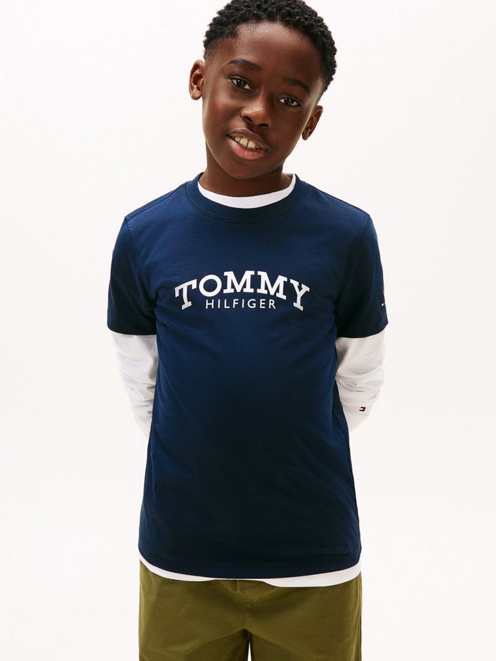 Tommy Hilfiger T-Shirt Regular fit, für Kinder bis 16 Jahre, Druck von Tommy Hilfiger
