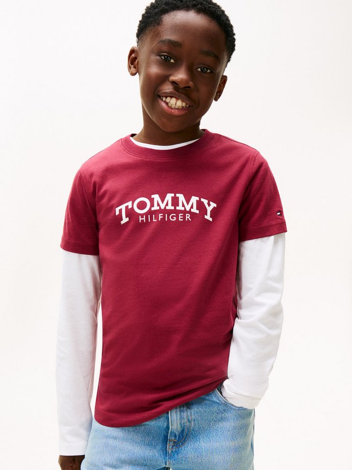 Tommy Hilfiger T-Shirt Regular fit, für Kinder bis 16 Jahre, Druck von Tommy Hilfiger
