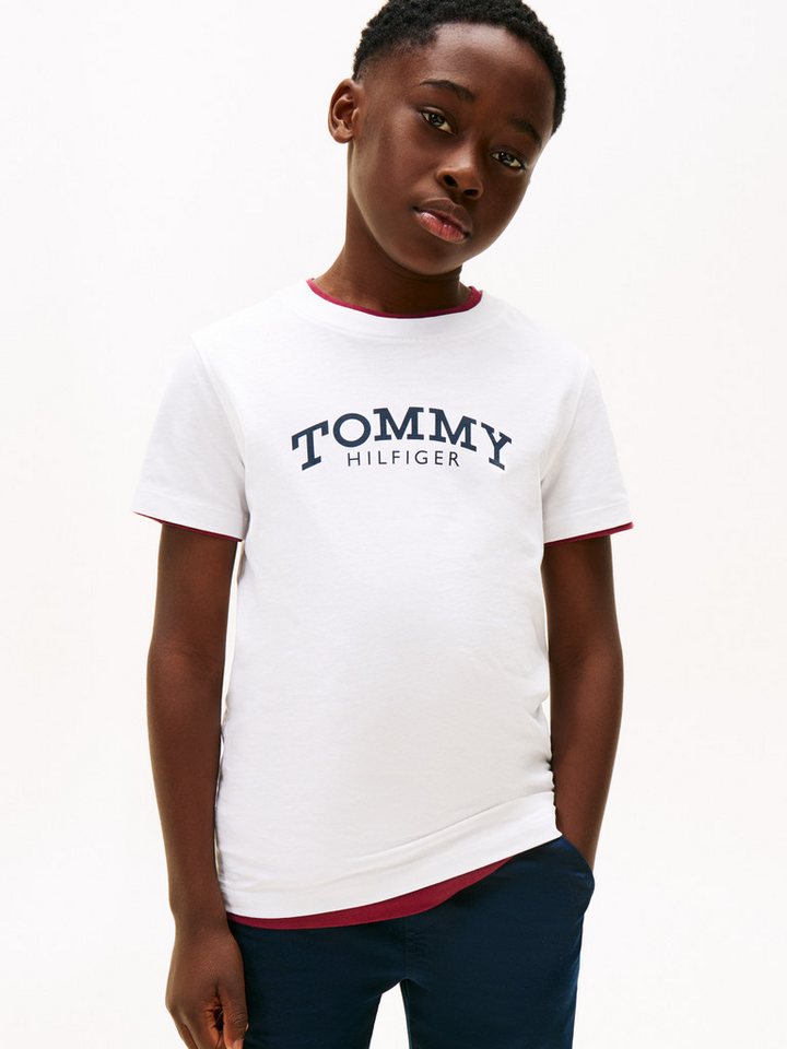 Tommy Hilfiger T-Shirt Regular fit, für Kinder bis 16 Jahre, Druck von Tommy Hilfiger