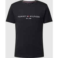 Tommy Hilfiger T-Shirt aus Bio-Baumwolle in Black, Größe S von Tommy Hilfiger