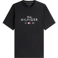 Tommy Hilfiger T-Shirt aus softer Baumwolle mit Label-Print, Regular Fit von Tommy Hilfiger